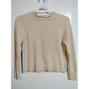 Carolyn Taylor Off-White knitted sweater size large woman